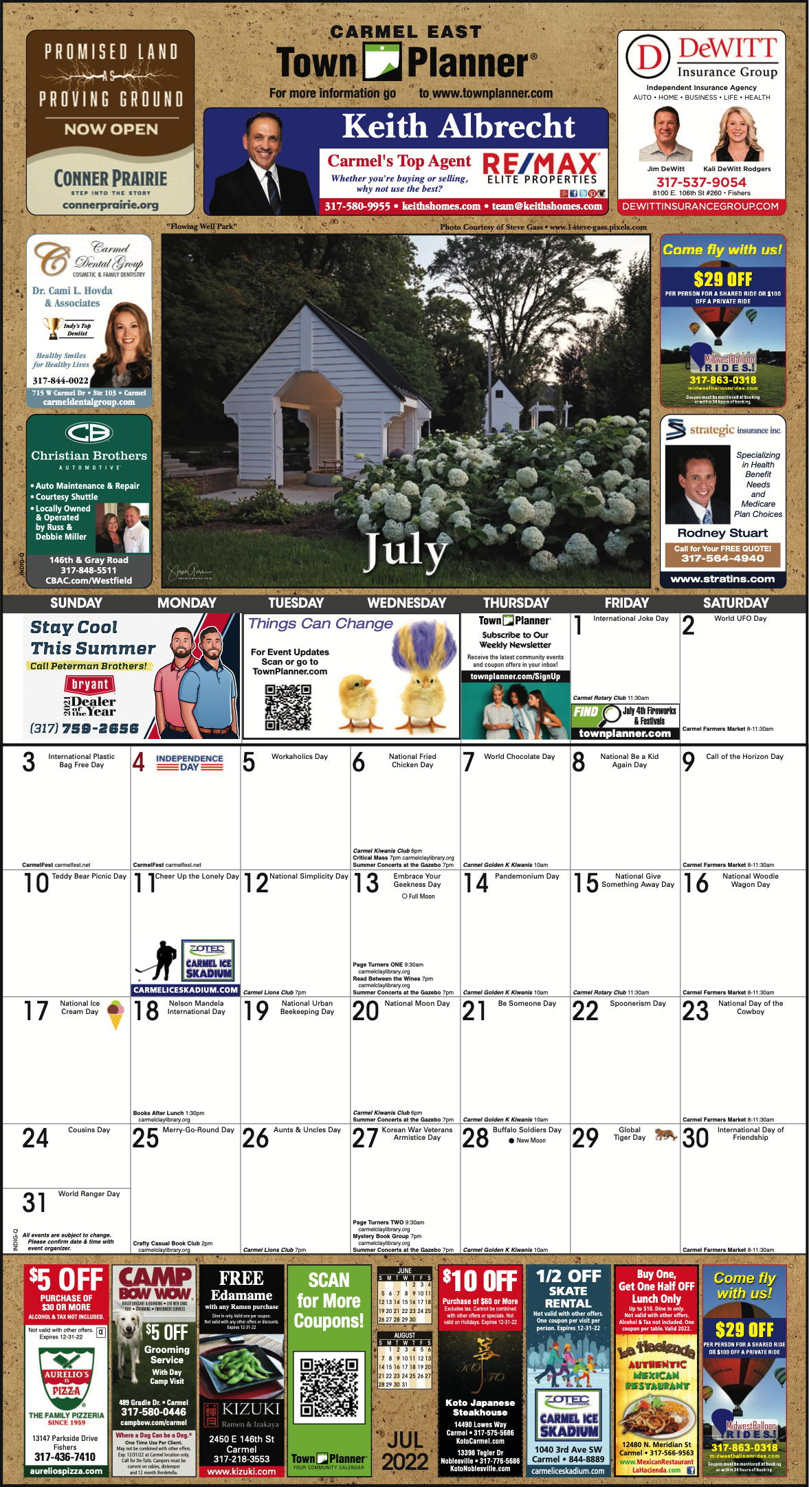 Town Planner Indy North Your Community Calendar